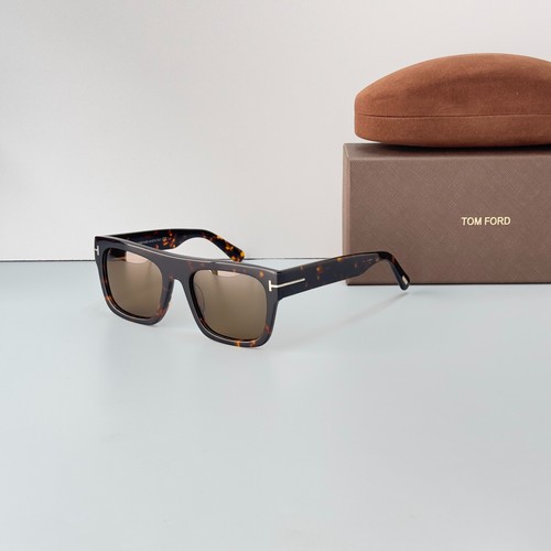 Tom Ford TF711 Havana Frame Brown Lens Sunglasses Luxury New w/ Box