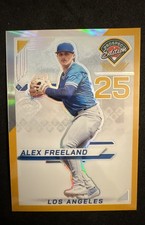 2025 Panini Prospect Edition - Alex Freeland #71 Gold /10 (RC)