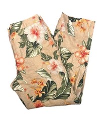 Brooks Brothers Womens Hawaiian LINEN Trouser Size 4 VACATION SUMMER Beach NWOT