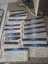 16 CHELSEA HOME TICKETS,CHAMPIONS LEAGUE....2008-2014