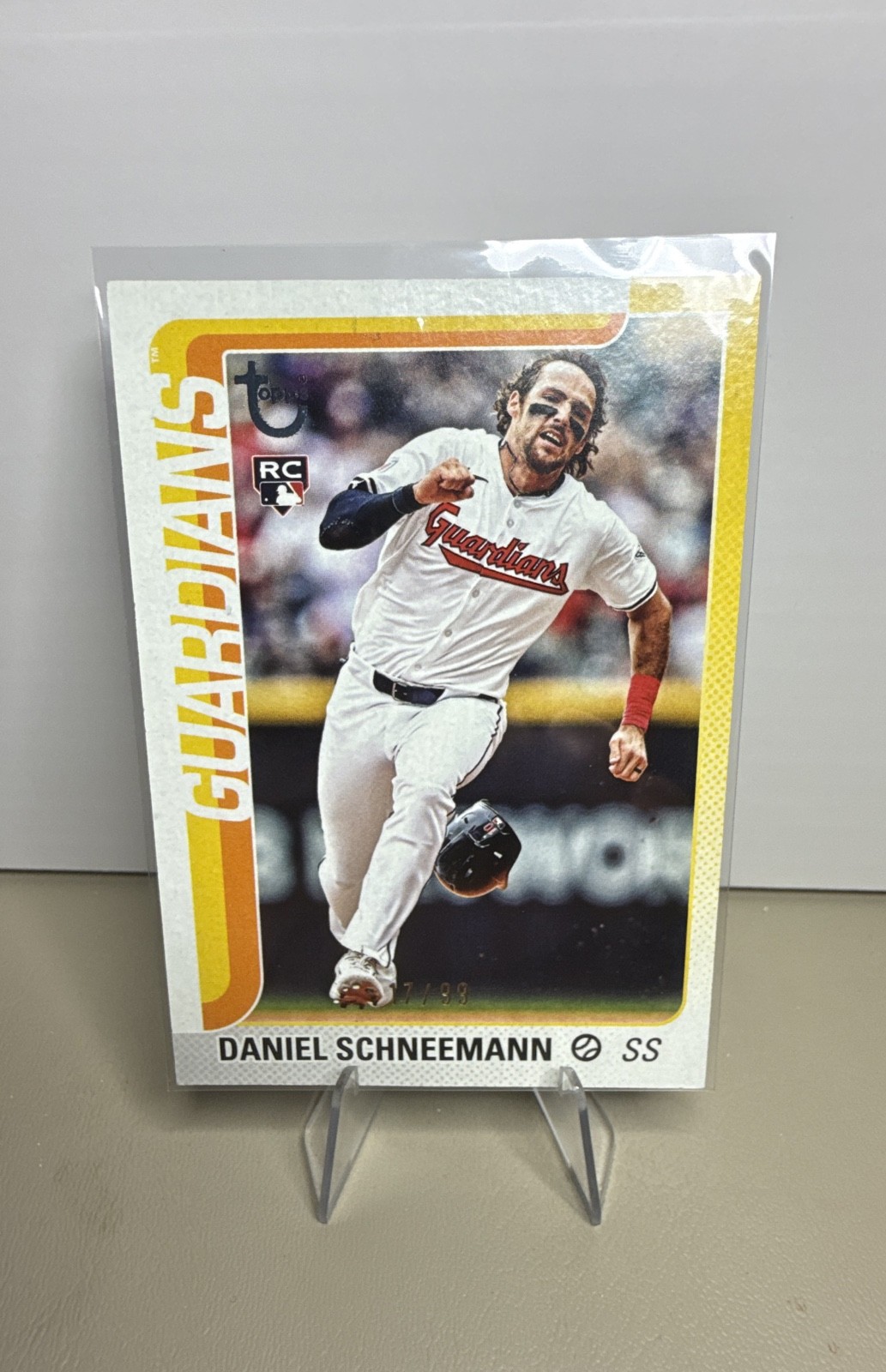 2025 Topps Series 2 - Daniel Schneemann #574 Vintage Stock Retro /99 (RC)