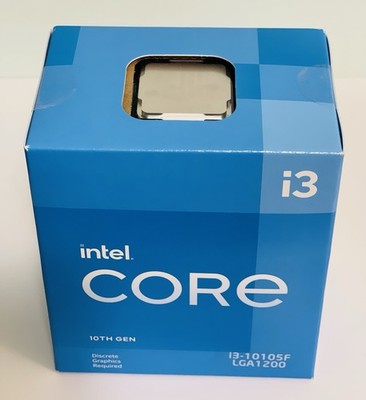 Intel Core i3-10105F SRH8V 3.7GHz Quad-Core LGA1200 CPU