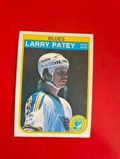 1982-83 O-Pee-Chee set break OPC #308 Larry Patey - St. Louis Blues NRMT