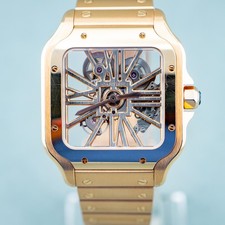 Cartier Santos de Cartier Skeleton Ref. WHSA0042