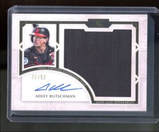 2025 Topps Definitive Adley Rutschman Patch Auto /50 Orioles