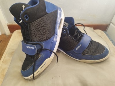 Nike Air Jordan Flight Club Retro 90s - Vintage Rare Gr.44 Black/Blau - Sehr guter Zustand