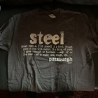 Pittsburgh Steel T-Shirt, Large. Penguins Steelers, Pittsburgh Pride Iron City. — photo 2