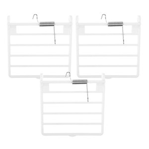 3Pcs Remplacement de la porte de ressort de cage d'oiseau suspendu avec conception de fil horizontal