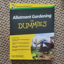 Allotment Gardening For Dummies by Wombwell, Sven Paperback Book The Cheap Fast