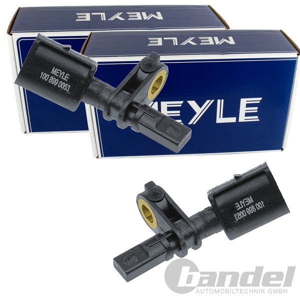 2X Meyle ABS-SENSOR Raddrehzal Vorne Passend FÜR Audi A1 A2 A3 Q2 Q3 TT Seat-image