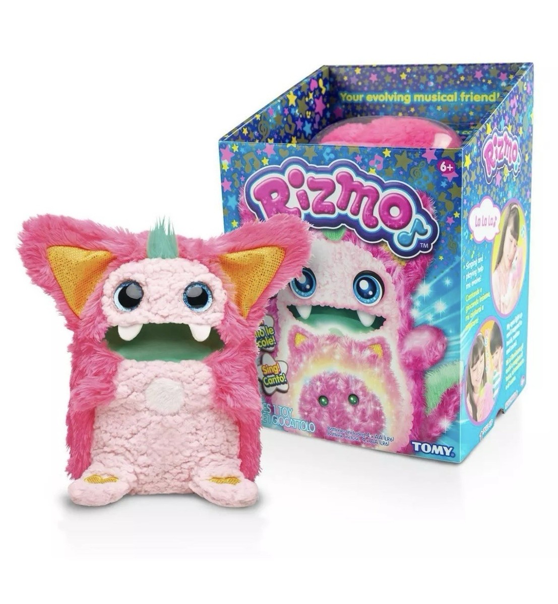TOMY Rizmo Evolving Musical Friend Interactive Plush Toddler Toy
