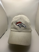 Denver Broncos NFL Football Beige Baseball Cap Hat Embroidered Logo