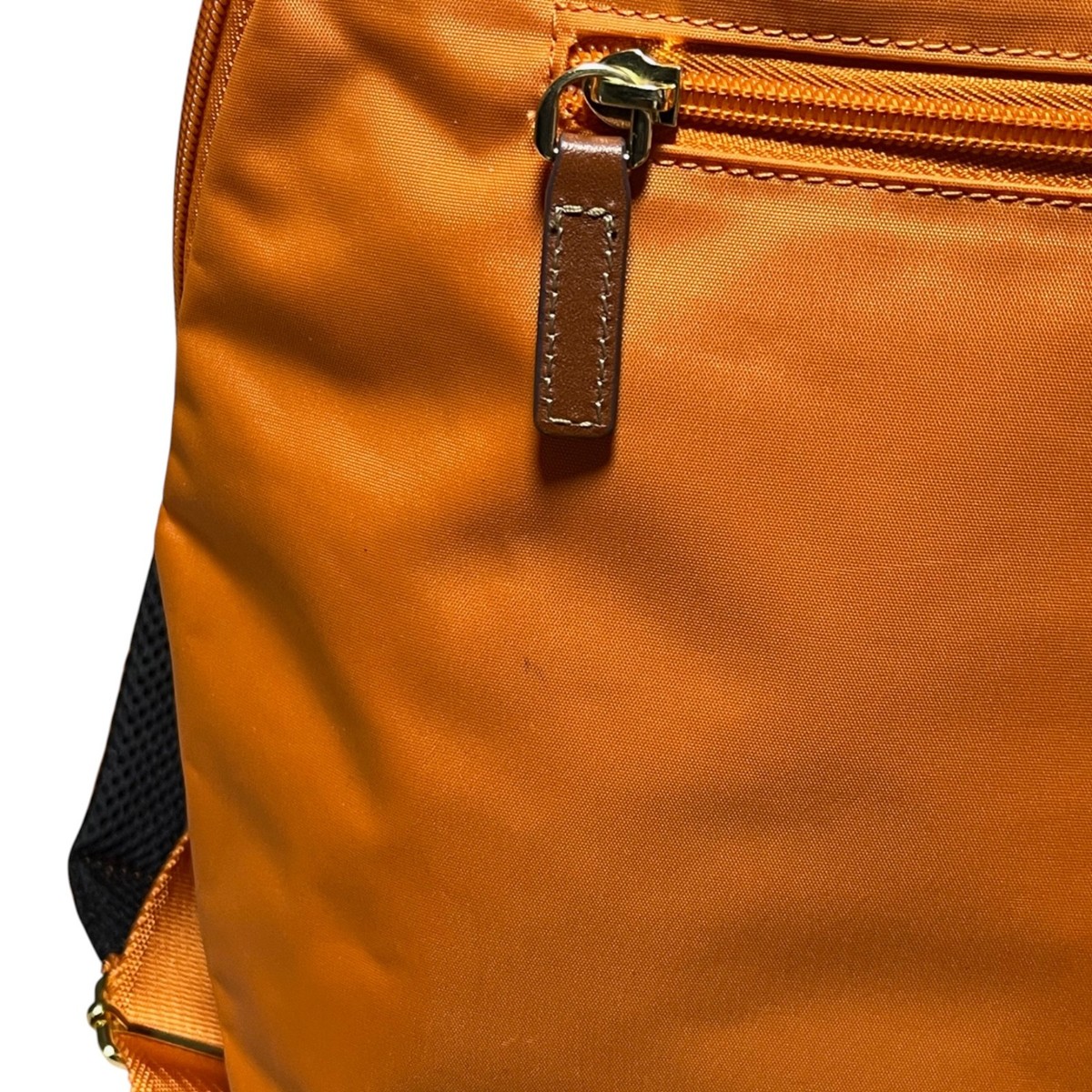 Sac à Dos BRIC'S X-Travel Backpack Sunset – Orange, Polyamide/cuir, Ajustable, Respirant
