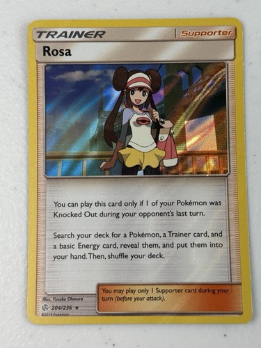 Pokemon TCG Rosa 204/236 SM Cosmic Eclipse Holo NM