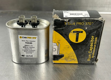 Titan Pro TOC20 Capacitor 20MFD 5 , 370V AC Round Motor Run HVAC NEW