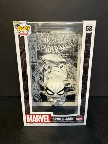 FUNKO POP COMIC COVERS ! SPIDER-MAN 58 MARVEL 85 YEARS BOX NOT MINT SEALED