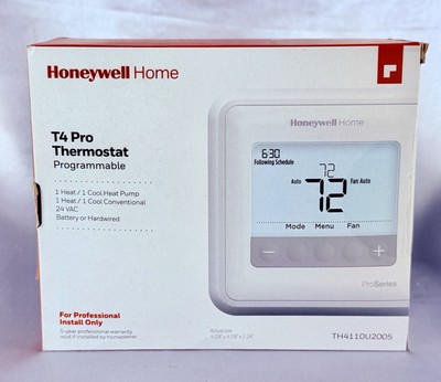 Honeywell T4 Pro Programmable Thermostat TH4110U2005 NIB
