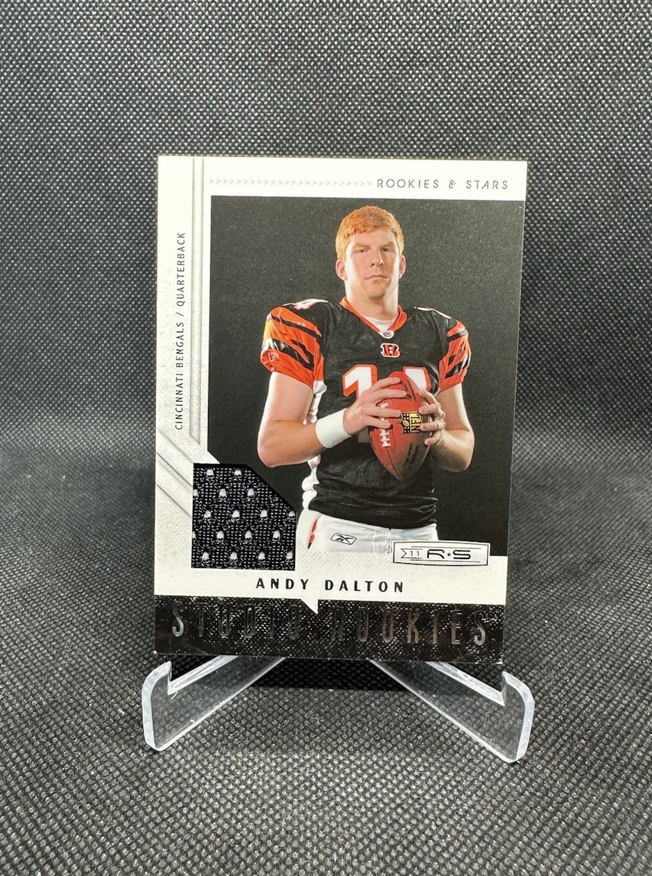 Andy Dalton Panini Rookies & Stars Studio Rookies #12 Base