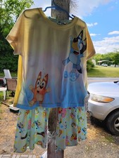 Girls Bluey Boutique Outfit Size 6 To 7