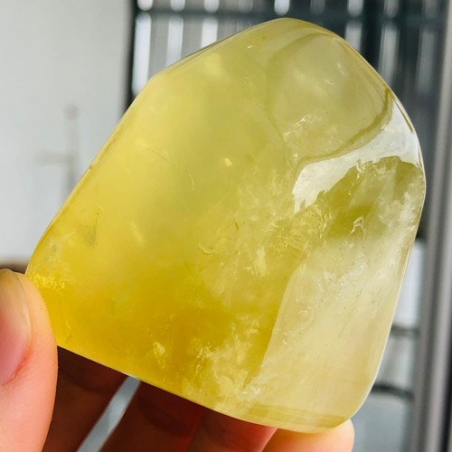 136g Natural Smokey Citrine Quartz Crystal Conformal Palm stone Healing G973 - Bild 8 von 17