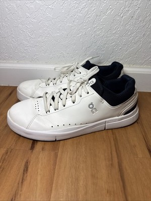 On Cloud Men's The Roger Advantage Athletic Shoes White Midnight Size 11.5