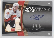 2006-07 Fleer Hot Prospects Hotagraphs Chuck Kobasew #H-KO Auto 0b2
