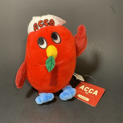 NWT CrunchyRoll Loot Crate Anime Exclusive ACCA Red Bird 6  Plush Adult Toy