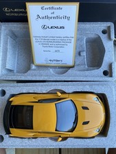 1 18 Autoart 44516 LEXUS LFA Yellow model cars
