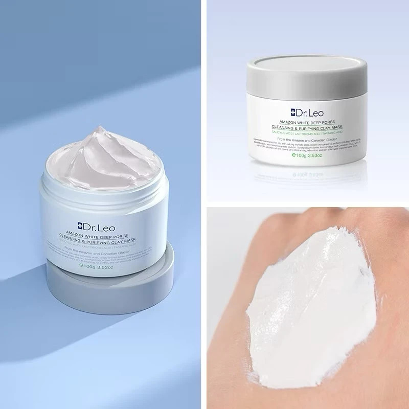 100g Dr. Leo Amazon White Clay Mask Deep Pore Cleansing & Purifying