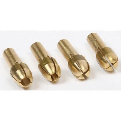 4 Piece Brass Mini Collet Set for Dremel