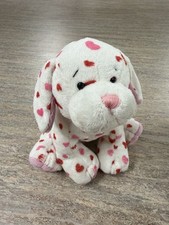 Ganz Webkinz Love Puppy Valentines Plush Stuffed Dog Heart No Code EUC HM131
