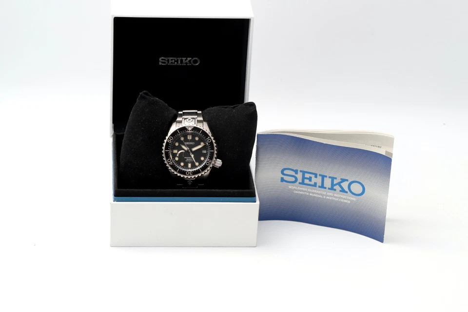Seiko Prospex Marinemaster Spring Drive Titanium Black Dial & Bezel Herrenuhr - Bild 2 von 4