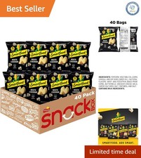 Indulge in 40 Bags of White Cheddar Popcorn - Healthy, Whole Grain Snack for All