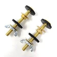 4 Pack Toilet Tank to Bowl Bolt Kit, Heavy Duty Brass Bolts Toilet Bolts