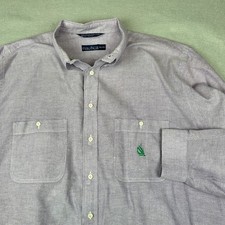 Vintage Nautica Shirt Mens XL Purple OXFORD Button Down 90s Made In USA OCBD