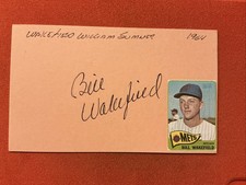 Bill Wakefield 🔥🔥MLB: 1964 New York Mets 🔥🔥Autograph🔥🔥