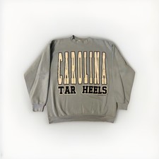 Vintage UNC North Carolina Tar Heels Crewneck Sweatshirt Large Made in USA