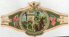 HISTORY of 20th Century Series 16 - US Army in Paris Used Cigar Band 32