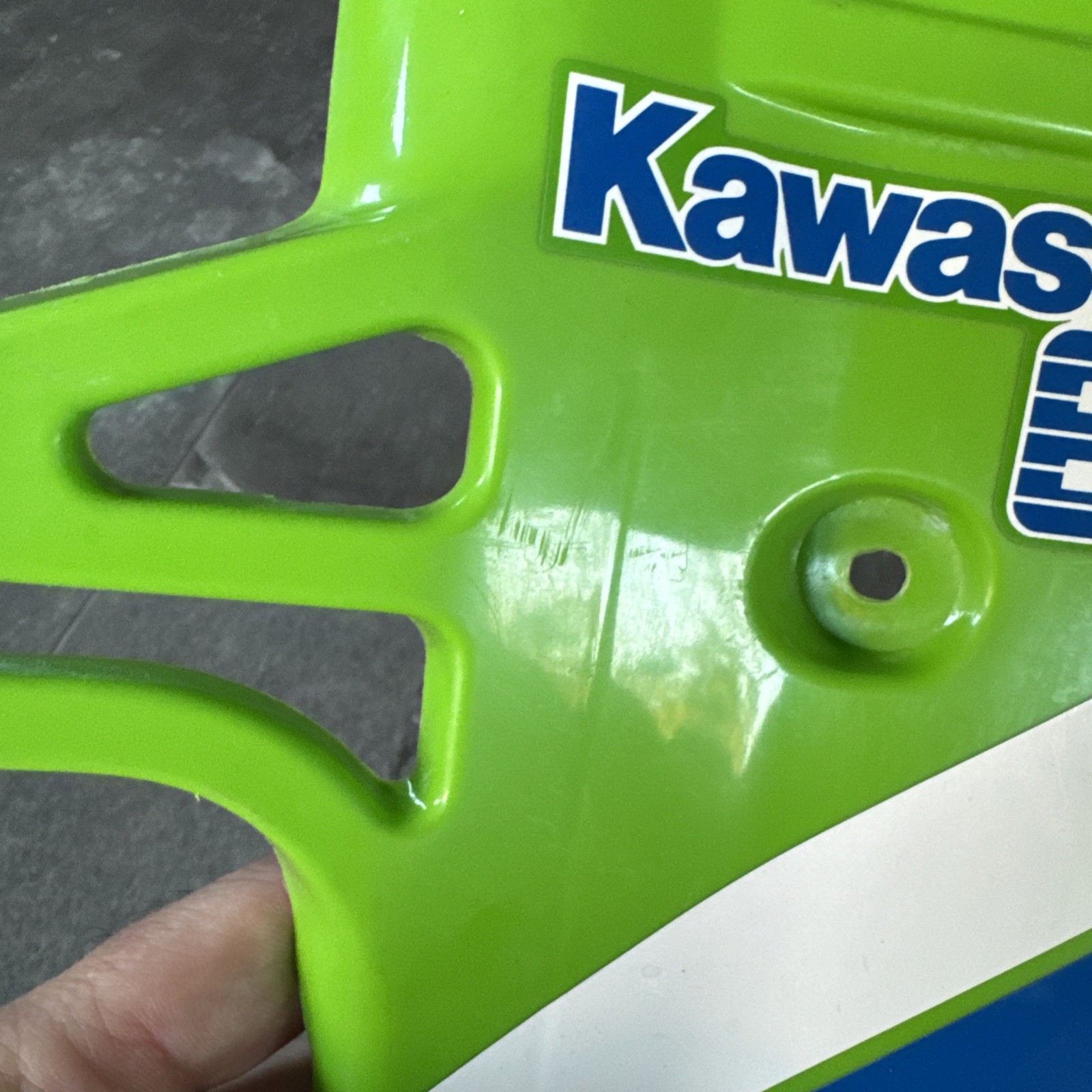 Kawasaki 1987 KX60 NOS OEM Radiator Shroud / Shroud / Vintage Mini / #49089-1056