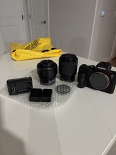   Sony Alpha a7 II Kit - 28-70mm  50mm f/1.8  2x Batteries  Wall Charger  CPL