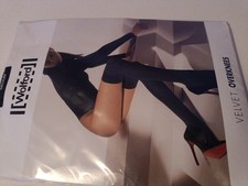 Wolford Velvet Over Knee Medium Black Brand New