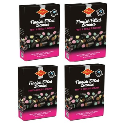 VALUE 4Box For $36 HALVA FRUIT & CHOCOLATE LICORICE (200g X4) Free Shipping