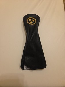 Winston Collection Leather Driver Headcover Black