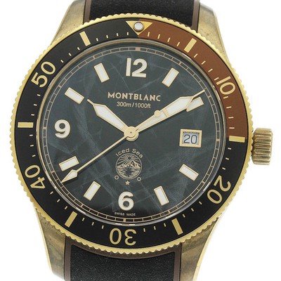 MONTBLANC WATCH MB133300 1858 ICED SEA AUTOMATIC DATE TITANIUM/BRONZE MEN'S F/S