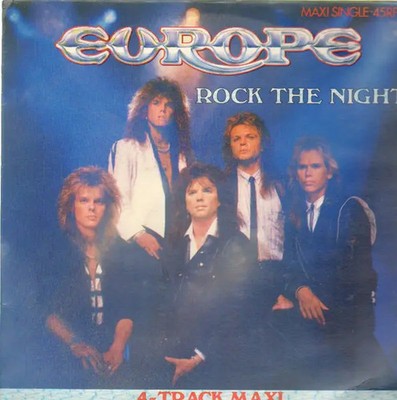Europe Rock The Night Vinyl Single 12inch NEAR MINT Epic