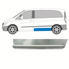 F&uuml;r Mercedes Vito W639 2003- Kurz Seitenwand Schweller reparatur blech Links