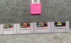 Super Nintendo SNS-006 Game Cartridges Street Fighter II & Jurassic Park