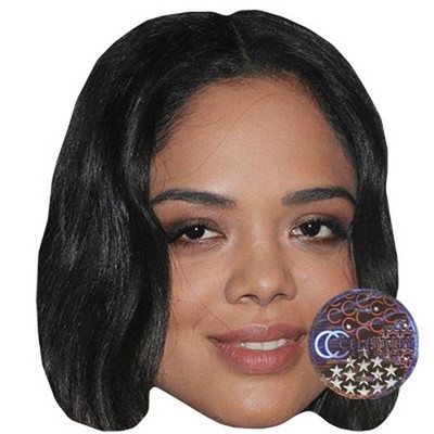 Tessa Thompson Celebrity Mask, Flat Card Face, Fancy Dress Mask