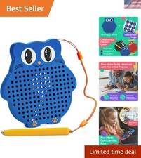 Magnetic Drawing Board for Kids  Toddlers with Beads and Magnet Stylus Pen -...