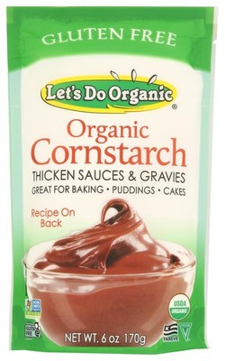 Lets Do Organic Cornstarch 6 Ounce Thickening Agent GMO Free Baking Essential